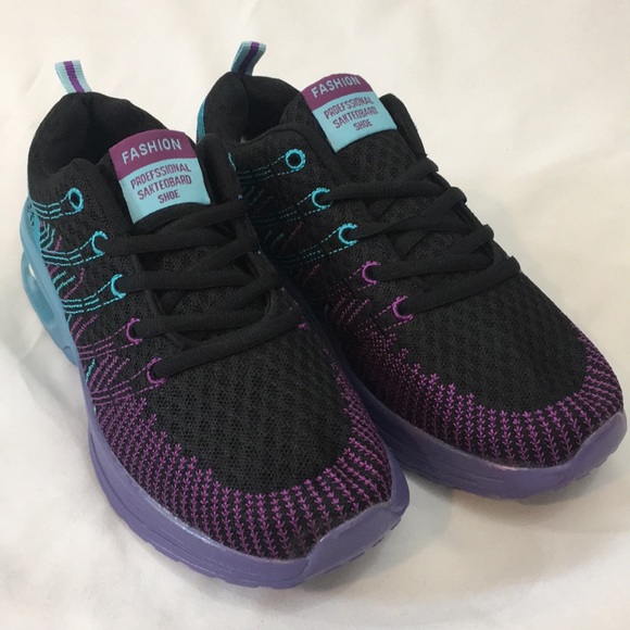 Professional skateboard shoes purple size 6.5 - Picture 1 of 6